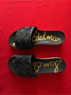 Sam Edelman Adaley black slides sandals Sie 8